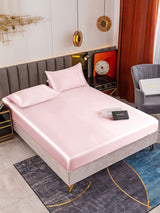 [Pink] SilkSilky-UK 19Momme Bed Linen Set 001