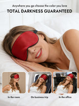 [Red] SilkSilky-UK Sleep Mask 006