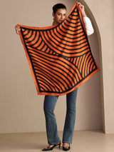 [Orange Arcs] SilkSilky-UK Scarf 005