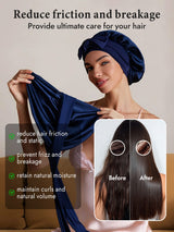 [Dark Blue] SilkSilky-UK Sleep Cap 003