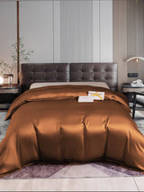 [Coffee] SilkSilky-UK 22Momme Duvet Covers 001