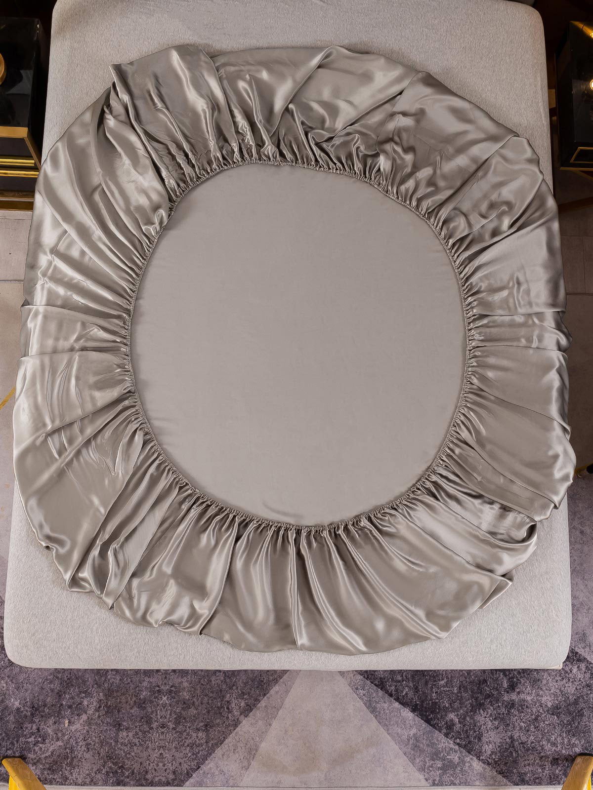 [Gray] SilkSilky-UK 22Momme Pure Silk Sheet 003