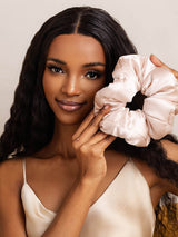 [Pink] SilkSilky-UK Scrunchie 001