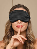 SilkSilky-UK 19Momme Pure Silk Eye Mask Black 003