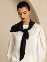 [Black] SilkSilky-UK Scarf 002