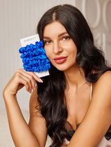 [Blue] SilkSilky-UK Scrunchie 001