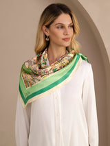 [Sand Crocodile] SilkSilky-UK Scarf 002