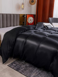 SilkSilky-UK 19Momme Pure Silk Duvet Cover Black 002