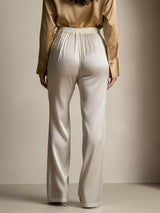 [White] SilkSilky-UK Women's Pants 005