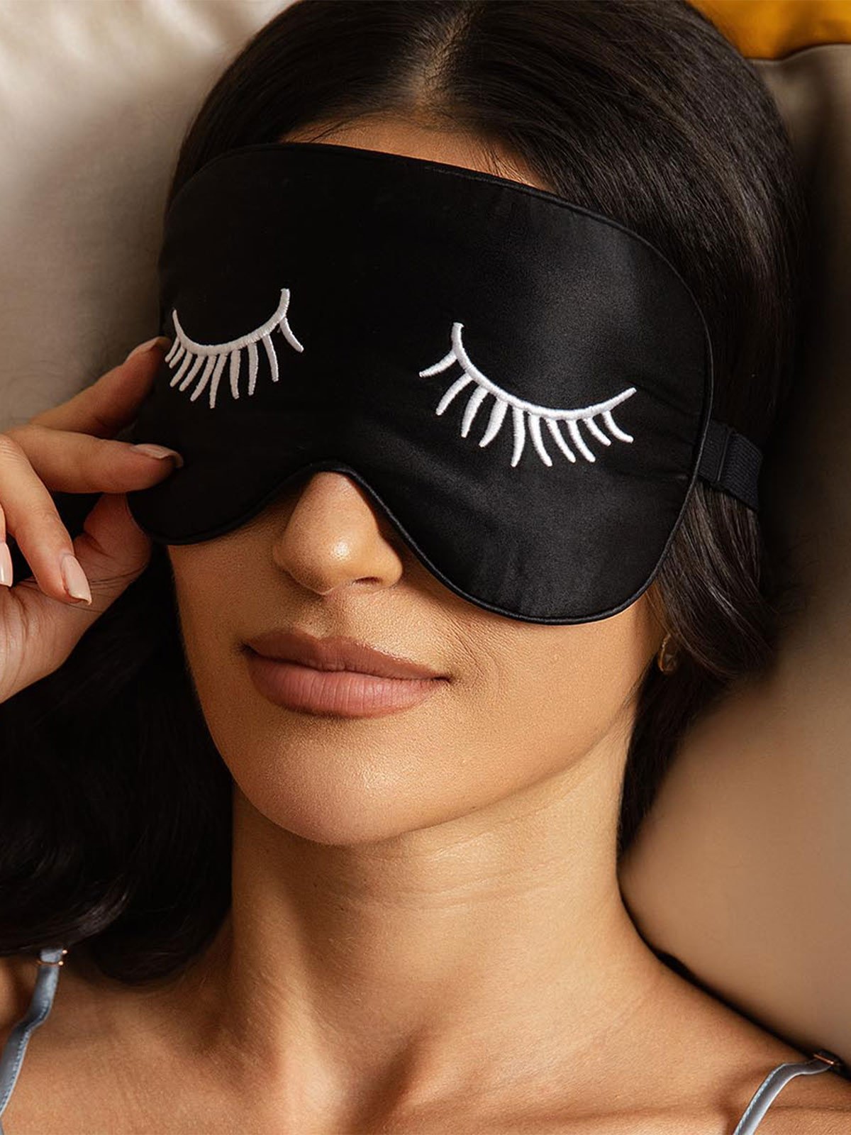 [WhiteEyelashes] SilkSilky-UK Pure Silk Eye Mask 004