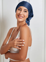 [Dark Blue] SilkSilky-UK Sleep Cap 003
