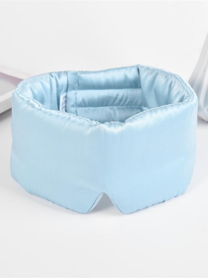 [Light Blue] SilkSilky-UK 19Momme Pure Silk Eye Mask 004