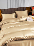 SilkSilky UK 22Momme Pure Silk Bedding Set Beige 004