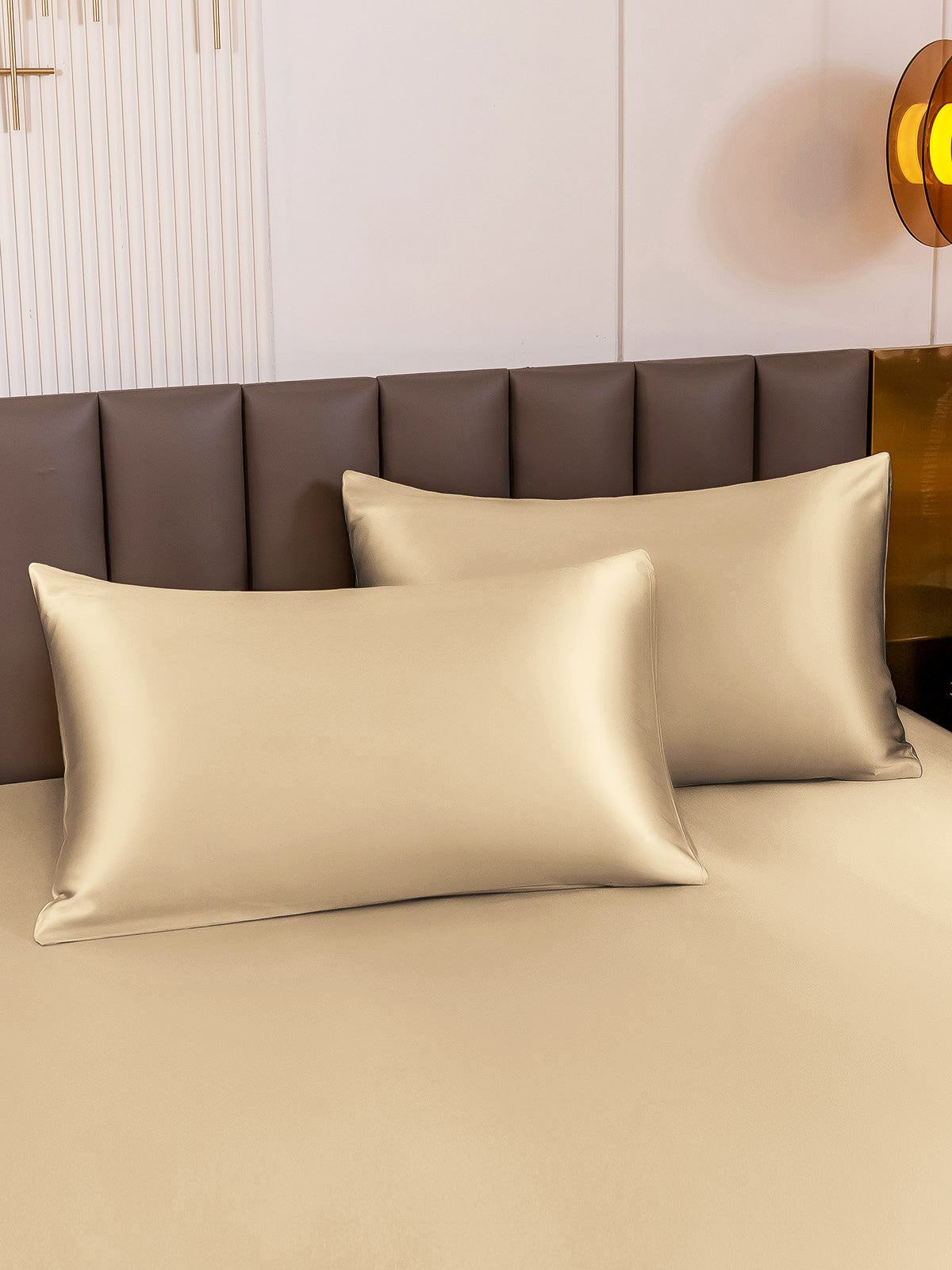 [Beige] SilkSilky-UK 22Momme Pure Silk Pillowcase 003
