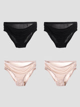 [Black+Beige] SilkSilky-UK Panty 003