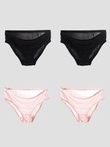 [Black+LightPink] SilkSilky-UK Panty 003