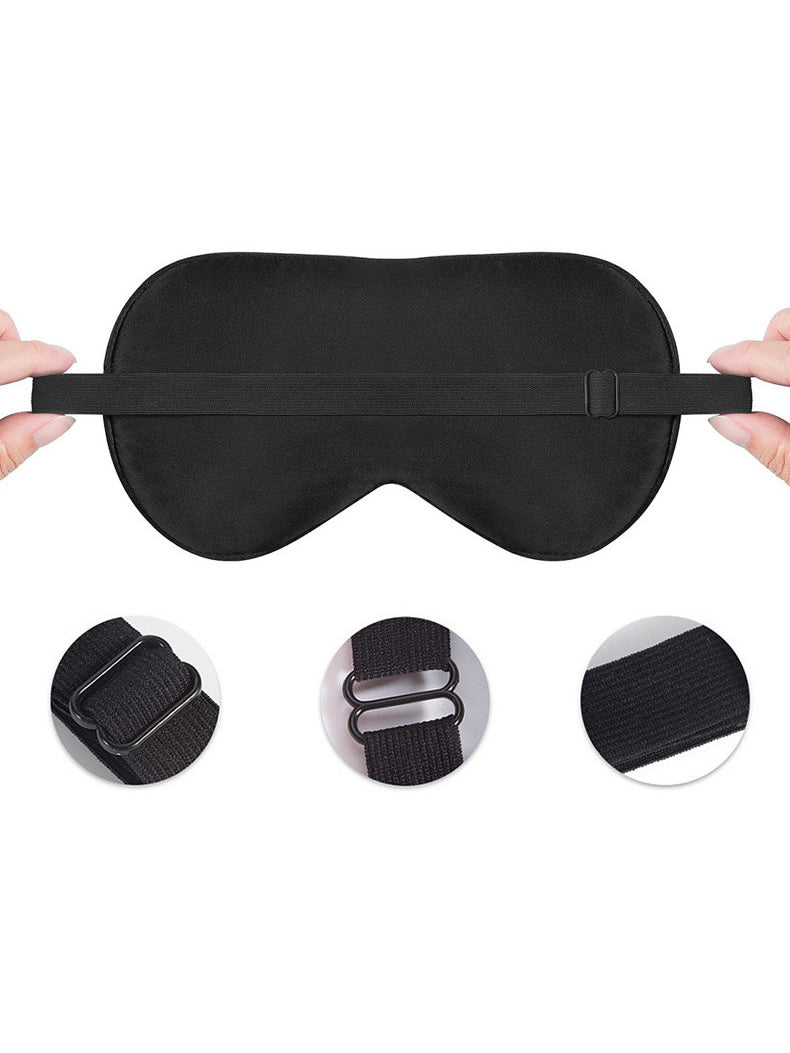 [Black] SilkSilky-UK 19Momme Pure Silk Eye Mask 006
