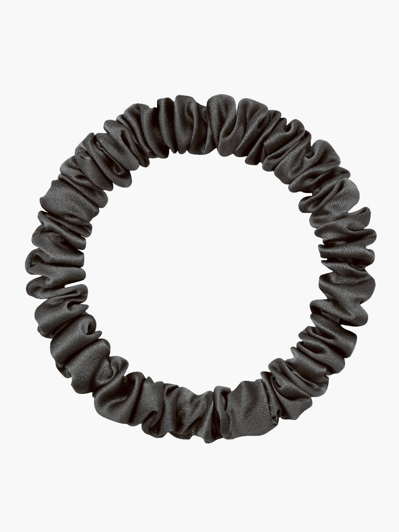[Black] SilkSilky-UK 19Momme Pure Silk Scrunchie 004