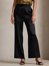 [Black] SilkSilky-UK 19Momme Silk Womens Pants 001