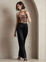 [Black] SilkSilky-UK 19Momme Silk Womens Pants 001,
