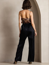 [Black] SilkSilky-UK 19Momme Silk Womens Pants 002,