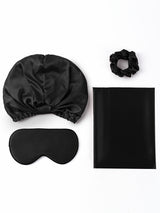 [Black] SilkSilky-UK 22Momme Pure Silk Pillowcase Set 001
