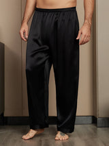 [Black] SilkSilky-UK Men's Sleep Shorts 001