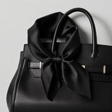 [Black] SilkSilky-UK Scarf 001