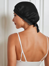 [Black] SilkSilky-UK Sleep Cap 003
