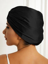 [Black] SilkSilky-UK Sleep Cap 004
