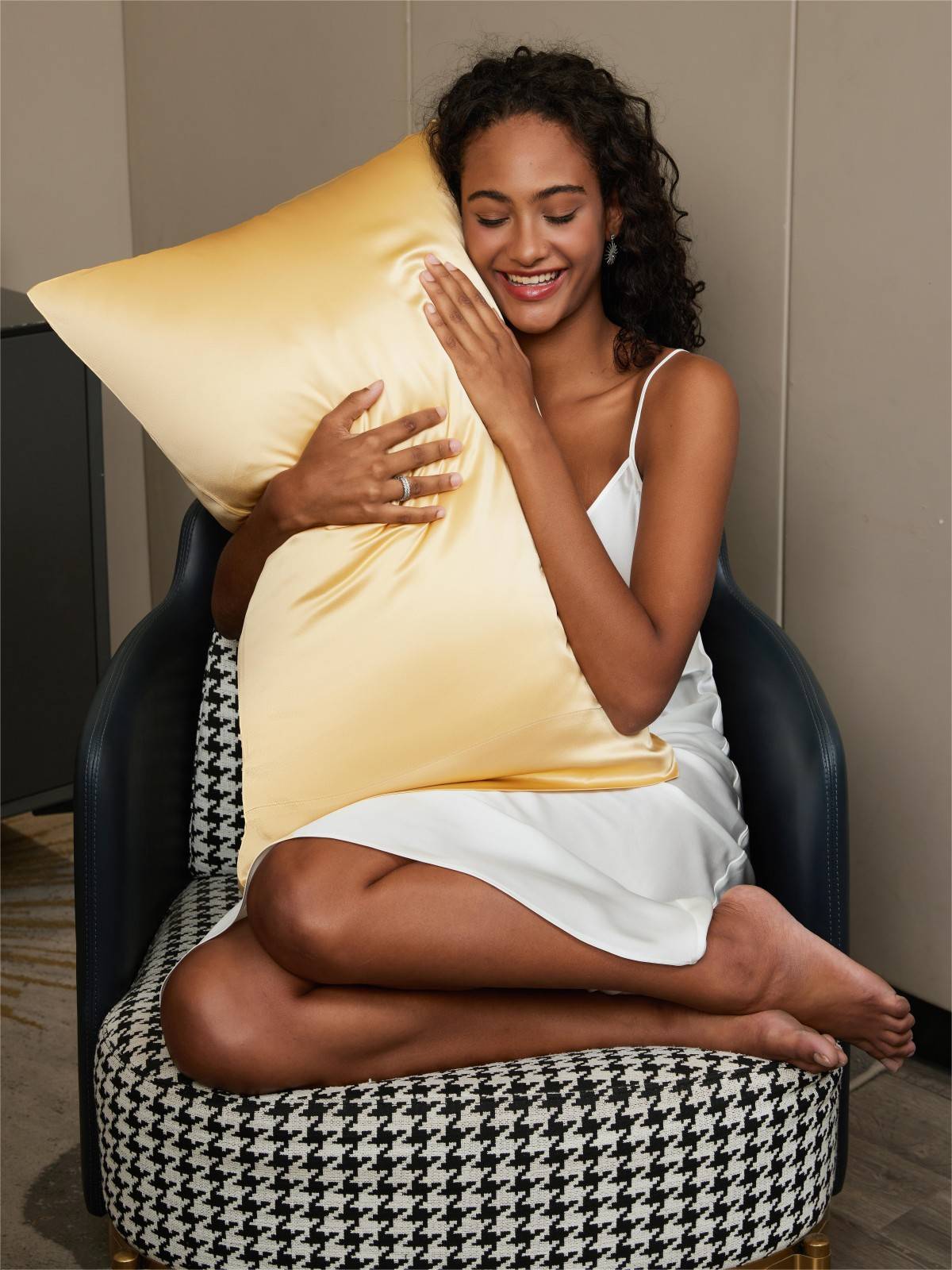 [Champagne] SilkSilky-UK 22Momme Pure Silk Pillowcase 002