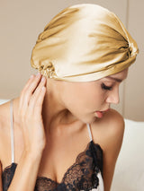 [Champagne] SilkSilky-UK Sleep Cap 002