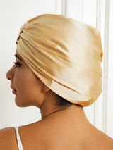 [Champagne] SilkSilky-UK Sleep Cap 004