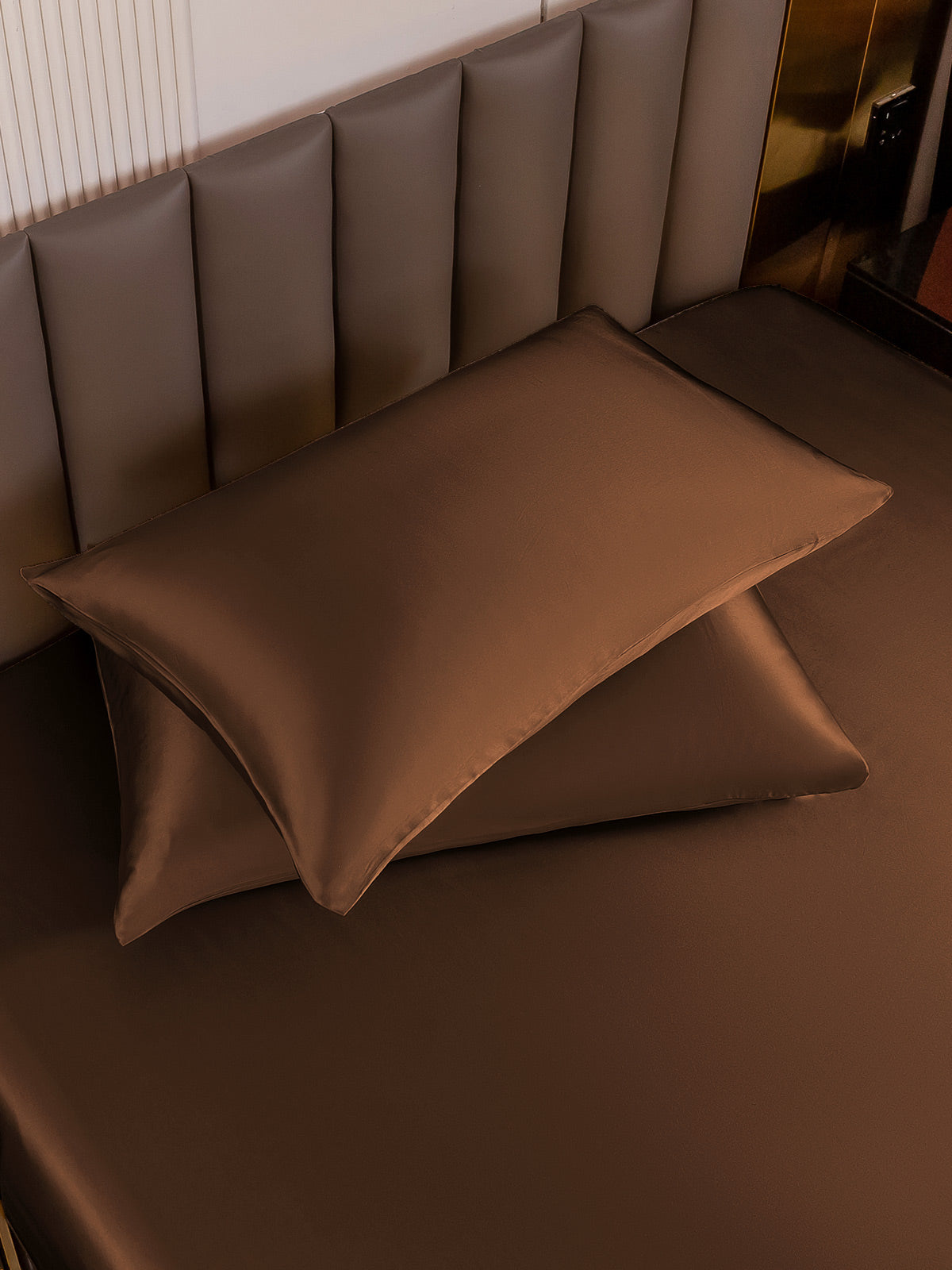 [Coffee] SilkSilky-UK 19Momme Pure Silk Pillowcase 003