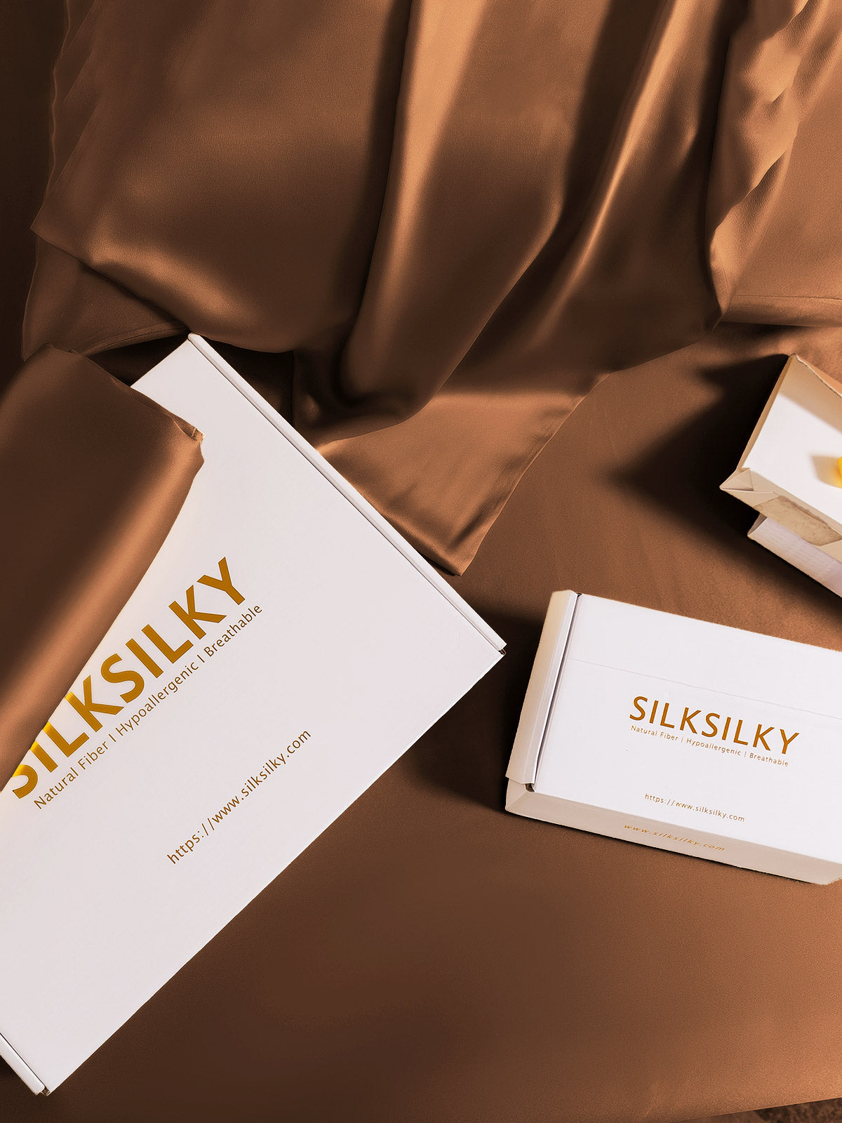 [Coffee] SilkSilky-UK 19Momme Pure Silk Pillowcase 007