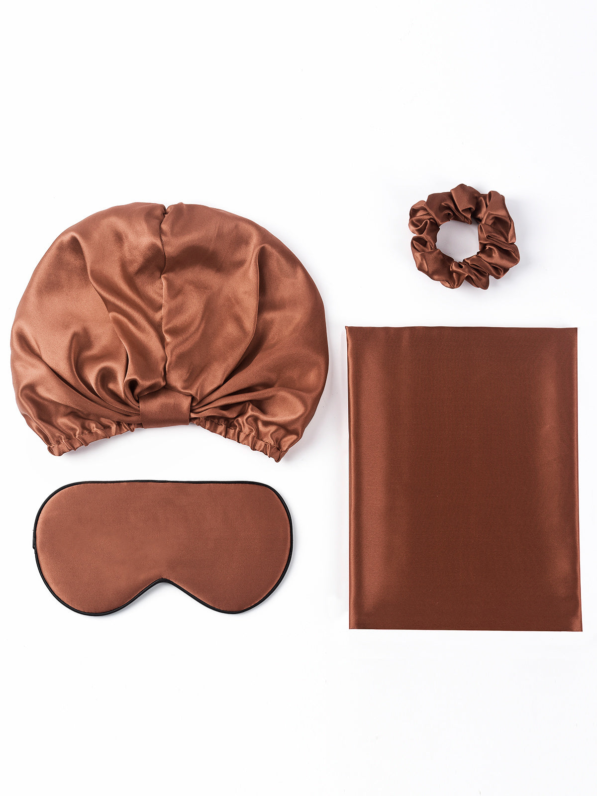 [Coffee] SilkSilky-UK 19Momme Pure Silk Pillowcase Set 005