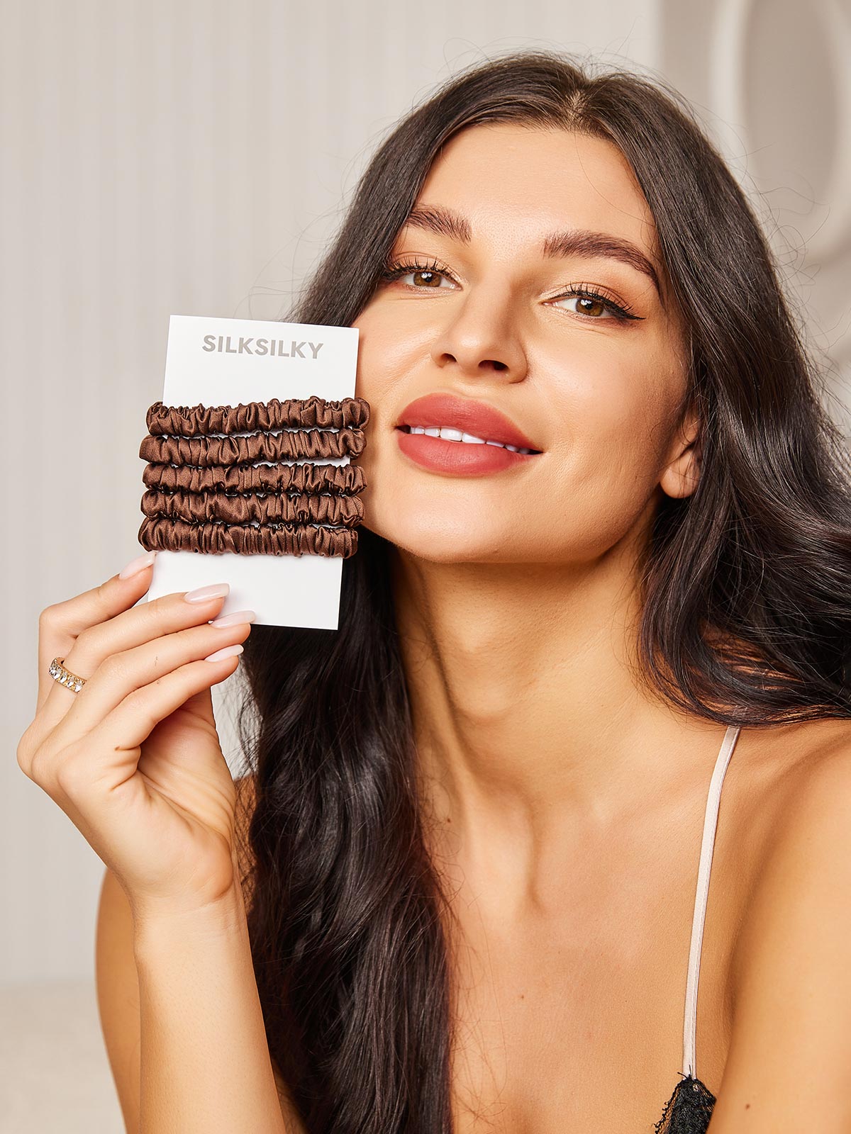 [Coffee] SilkSilky-UK Scrunchie 001