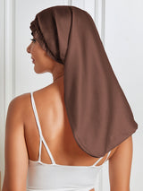 [Coffee] SilkSilky-UK Pure Silk Sleep Cap 006