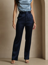 [Dark Blue] SilkSilky-UK 19Momme Silk Womens Pants 003