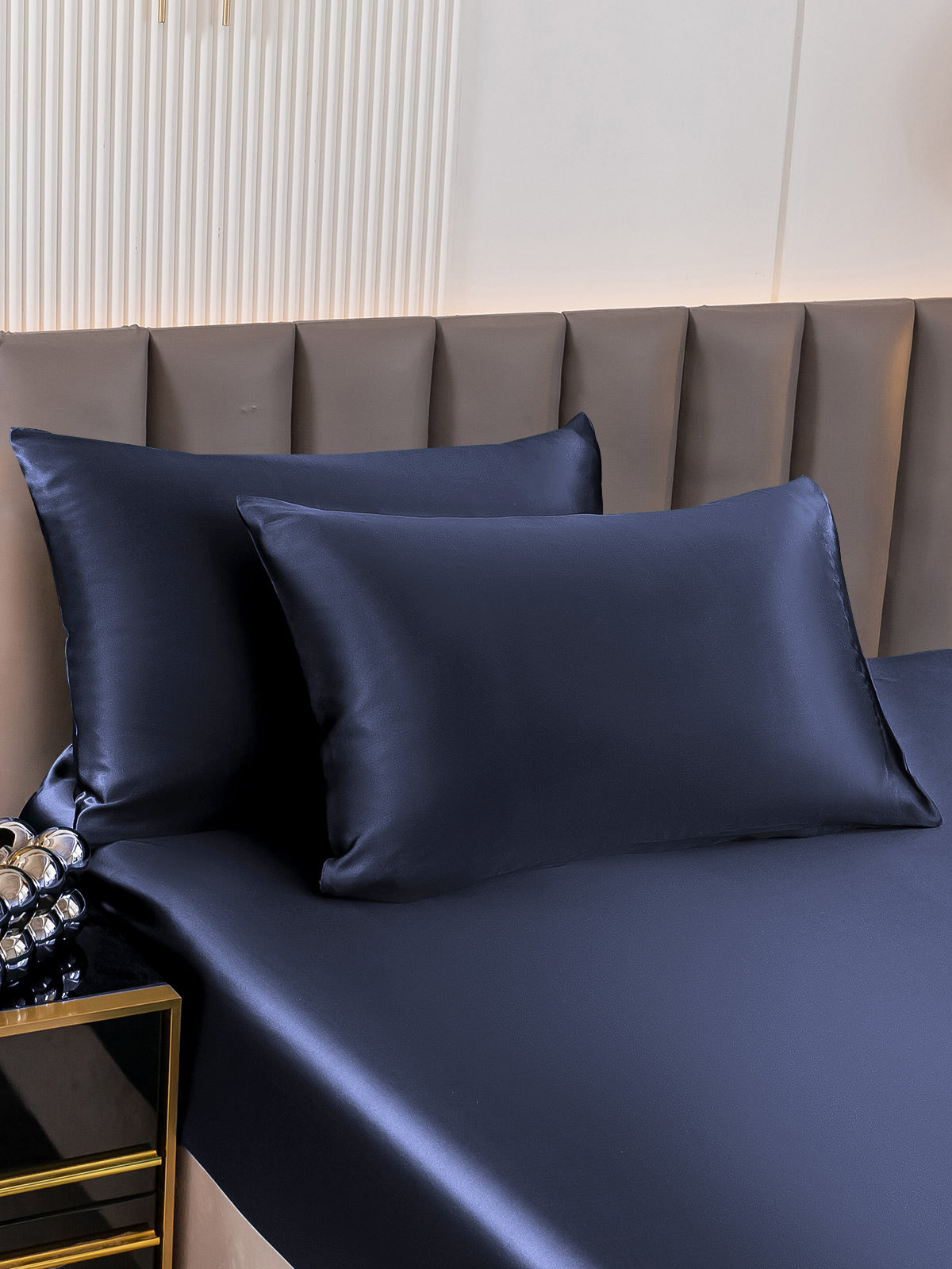 [Dark Blue] SilkSilky-UK 22Momme Pure Silk Pillowcase 003