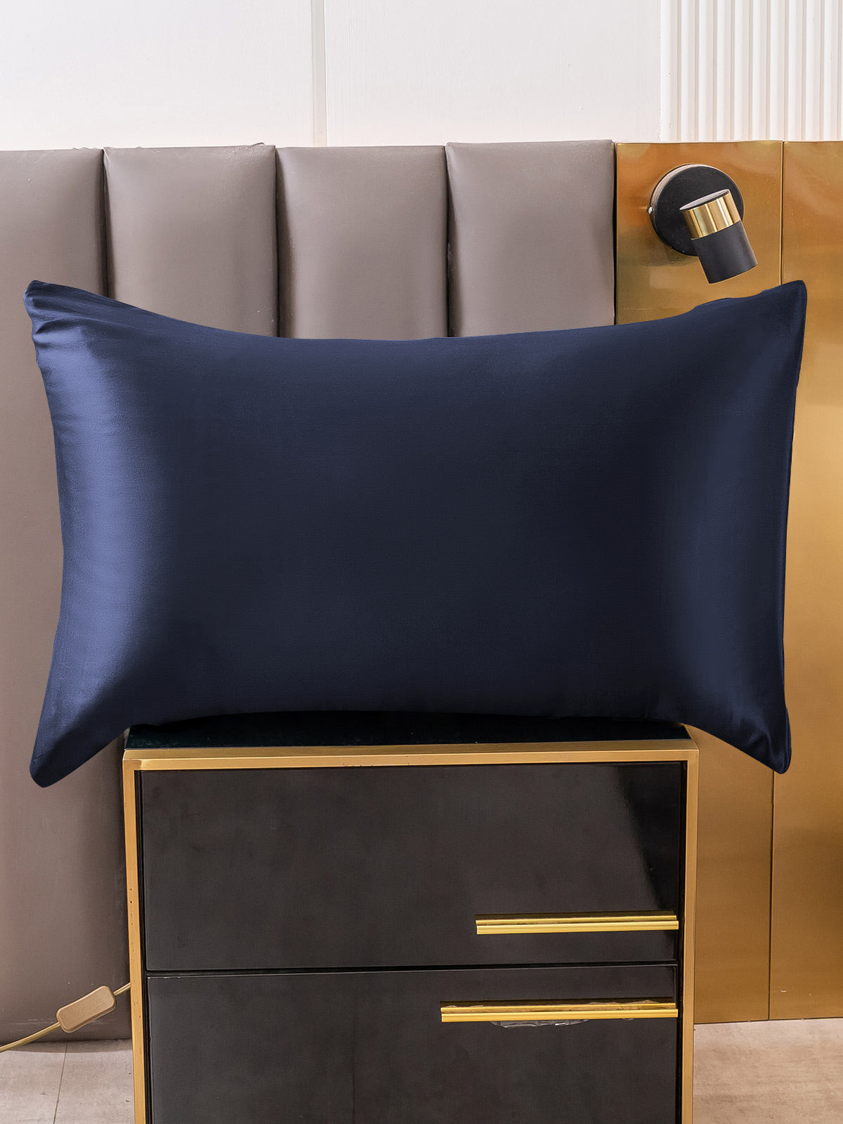 [Dark Blue] SilkSilky-UK 22Momme Pure Silk Pillowcase 004