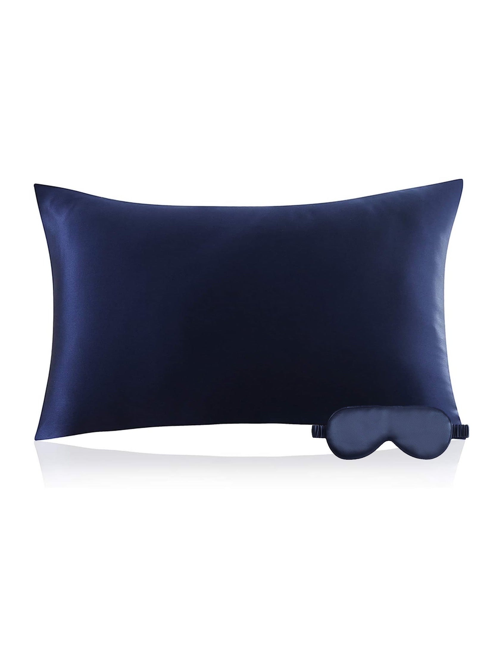[Dark Blue] SilkSilky-UK 22Momme Pure Silk Pillowcase Set 003