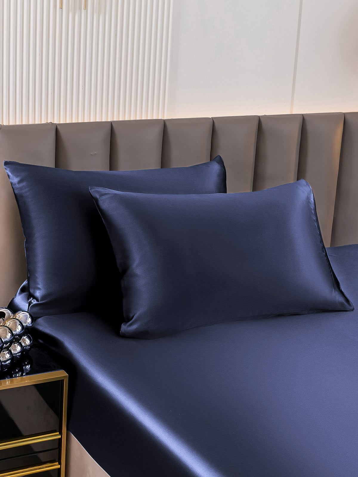 [Dark Blue] SilkSilky-UK 30Momme Pure Silk Pillowcase 003