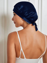 [Dark Blue] SilkSilky-UK Sleep Cap 003