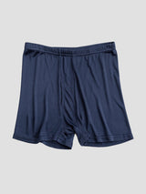[Dark Blue] SilkSilky-UK 100% Silk Jersey Men's Underwear 007