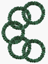 [Dark Green] SilkSilky-UK Scrunchie 003