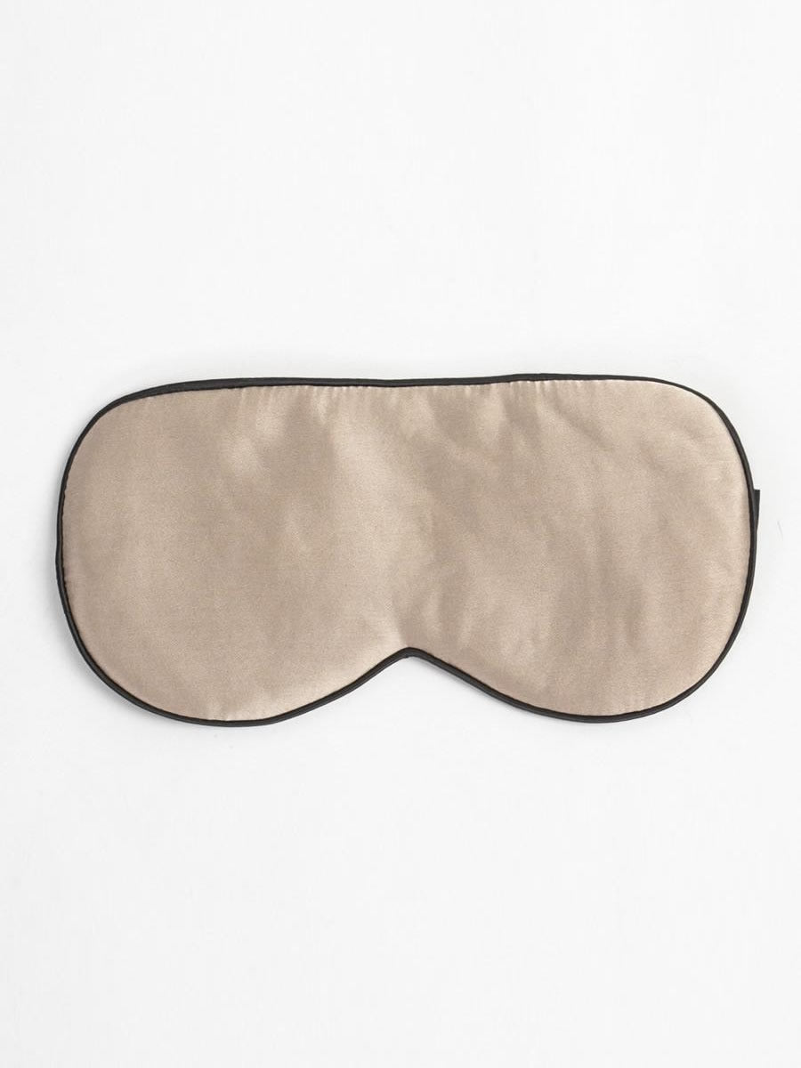 [Dark Khaki] SilkSilky-UK 19Momme Pure Silk Eye Mask 005