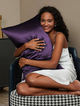 [Deep Purple] SilkSilky-UK 30Momme Pillowcase 002