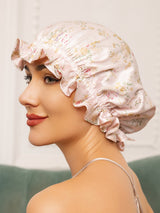 [Floral] SilkSilky-UK Sleep Cap 001