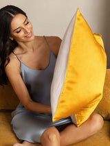 [Gold+LightBeige] SilkSilky-UK 19Momme Pure Silk Pillowcase 002